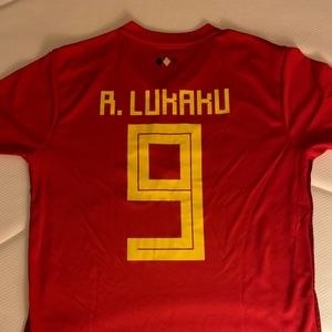 Belgium Romelu Lukaku Jersey - L
